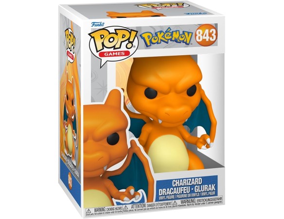 Funko Pop! Games: Pokemon - Charizard - Figura in Vinile da Collezione - 843 Idea Regalo - Merchandising Ufficiale - Giocattoli
