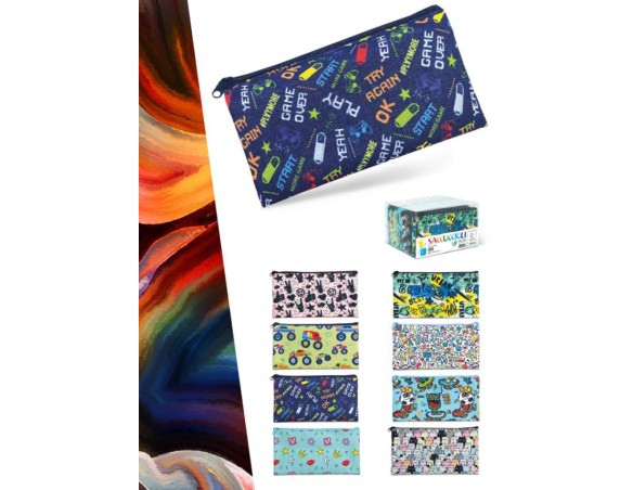 Astuccio saccuccioli 22x12cm colori assortiti 1pz LEBEZ