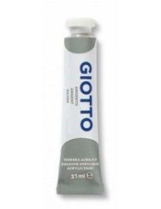 Tempera ACRILICA  giotto 21 ml ARGENTO c.u.