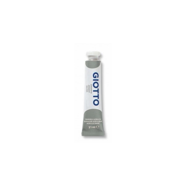 Tempera ACRILICA  giotto 21 ml ARGENTO c.u.