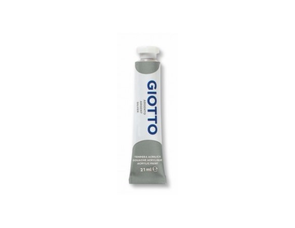 Tempera ACRILICA  giotto 21 ml ARGENTO c.u.