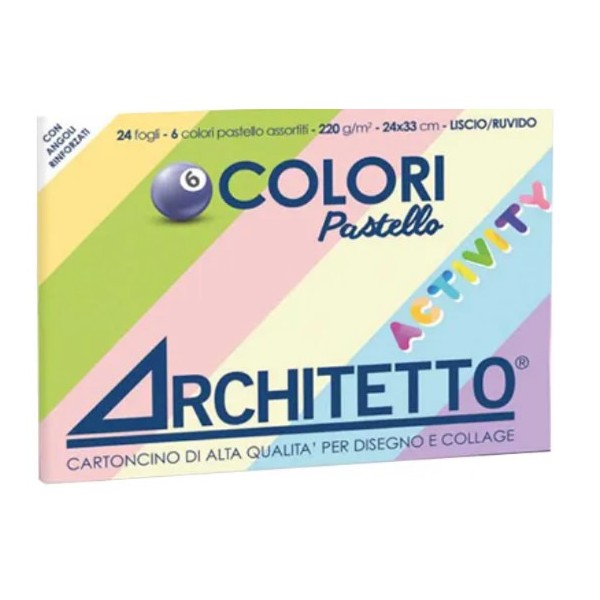 Blocco ALBUM colorato ACTIVITY COLORI PASTELLO...