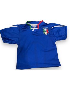 MAGLIA T SHIRT ITALIA UFFICIALE NEONATO 0-9 MESI EUROPEI...