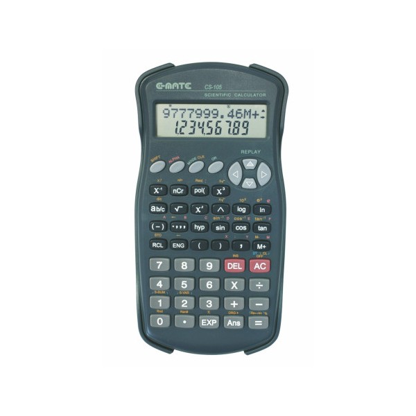 CALCOLATRICE SCIENTIFICA DOPPIA CS105 e-MATE