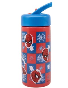 Spiderman | Borraccia con Cannuccia Playground 420 ml...