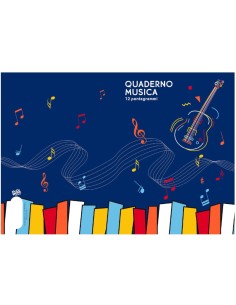 ALBUM MUSICA 17X24  PENTAGRAMMATO POOL OVER