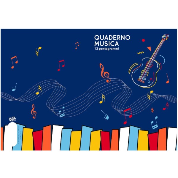ALBUM MUSICA 17X24  PENTAGRAMMATO POOL OVER