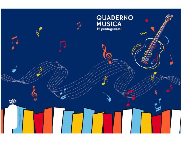ALBUM MUSICA 17X24  PENTAGRAMMATO POOL OVER