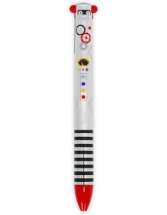 Legami - Penna Click&Clack a Due Colori, Inchiostro Rosso...