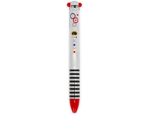 Legami - Penna Click&Clack a Due Colori, Inchiostro Rosso e Nero, Penna a Scatto, Ideale per Scuola Ufficio Casa, Simpatica Pen