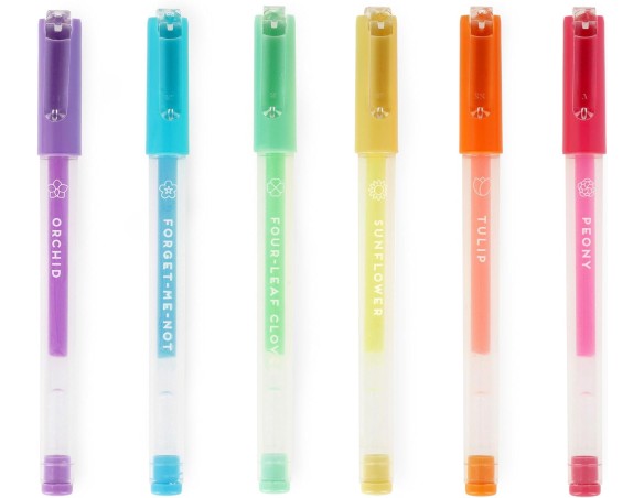 Legami - Set di 6 Penne Gel Pastello - Spring is in the Air, 6 Colori Pastello con Diverse Fragranze, Penne Colorate per Scrive