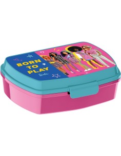 PORTAMERENDA BARBIE Sandwich Box azzurro e rosa per...