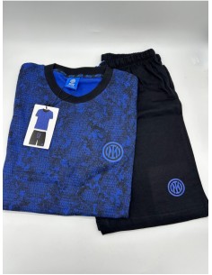 Inter | PIGIAMA SQUADRA INTER COTONE ESTIVO CORTO ADULTO... 2