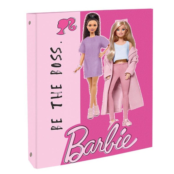 Barbie | RACCOGLITORE A4 CON ANELLI BARBIE 0802