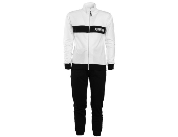 PIGIAMA TUTA DA RAGAZZO LUNGO IN COTONE JUVENTUS 2085 JERSEY PRODOTTO UFFICIALE JUVE BIANCO O NERO