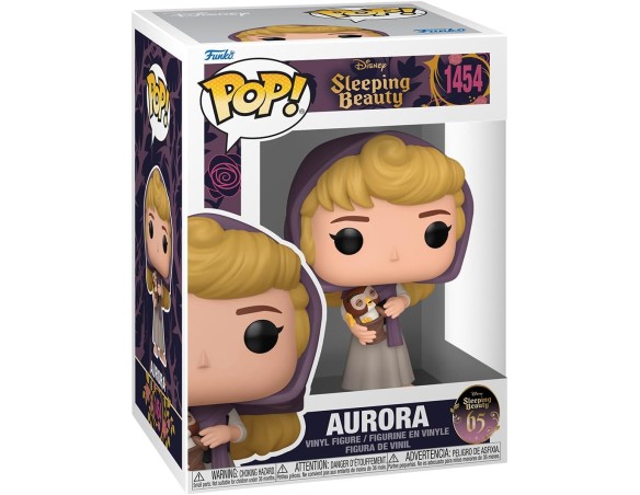 Funko POP! Disney: Sleeping Beauty 65th Anniversary - Aurora With Owl - la Bella Addormentata Nel Bosco - Figura in Vinile da C