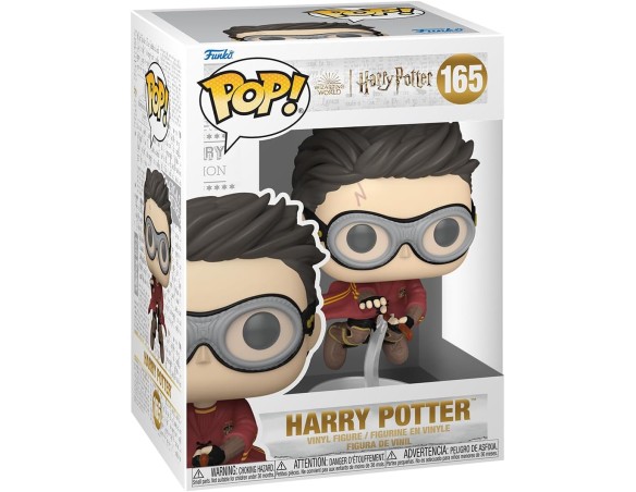 Funko POP! Movies: Harry Potter Prisoner Of Azkaban - With Broom - (Quidditch) - Figura in Vinile da Collezione - ( 165 )