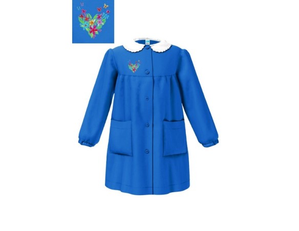 GREMBIULE SIGGI SCUOLA ELEMENTARE FEMMINUCCIA DALLA 6 ALLA 15 BLU 3904