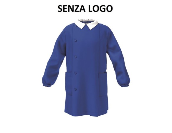 GREMBIULE SIGGI SCUOLA ELEMENTARE MASCHIETTO 6-15 BLU SENZA LOGO 1972