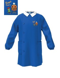 GREMBIULE SIGGI SCUOLA ELEMENTARE MASCHIETTO BAMBINO BLU...