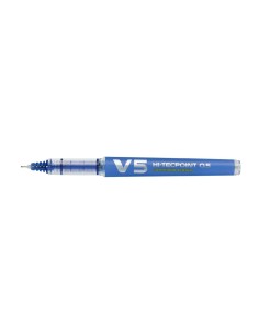 Penna Roller V5 Refillable Pilot - 0,5 mm - 040326 (Blu)