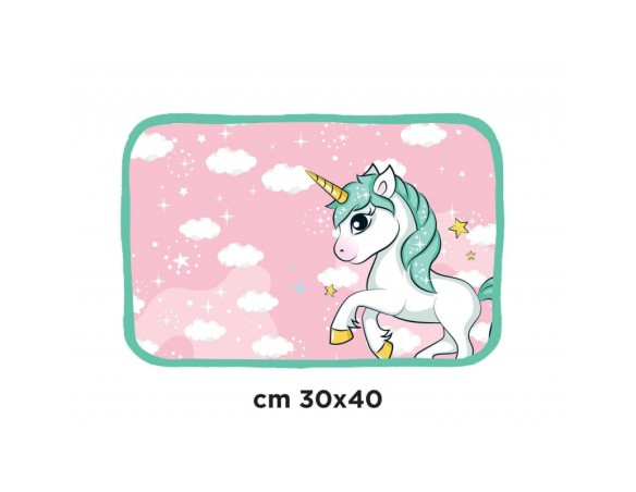 Tovaglietta Ripiegabile impermeabile 40x30cm Unicorno