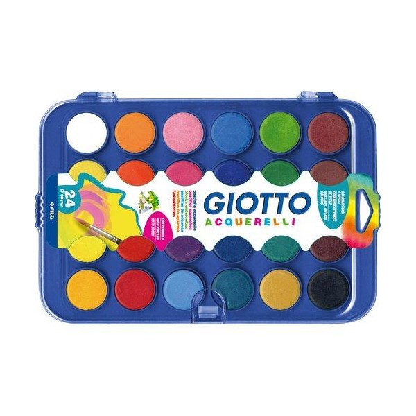 COLORI PASTICCHE ACQUERELLI  giotto 24 PZ