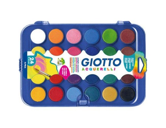 COLORI PASTICCHE ACQUERELLI  giotto 24 PZ