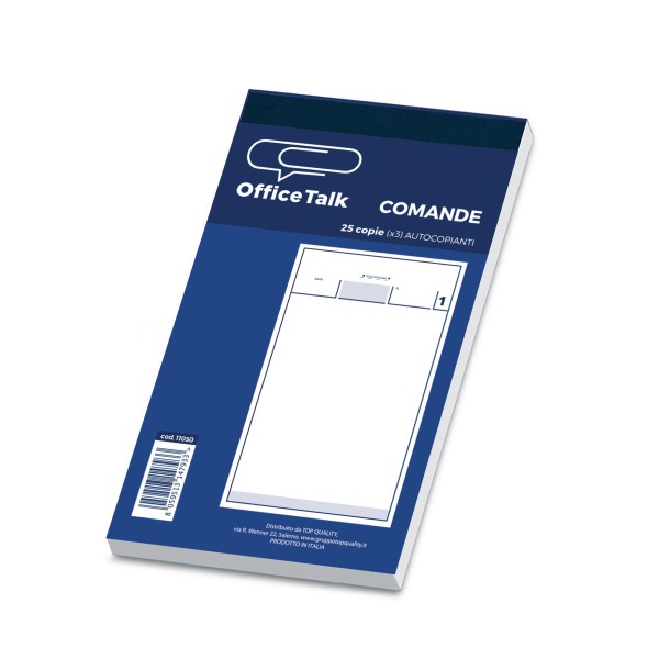 Blocco TQ OfficeTalk Comande 3copie autoc 25...