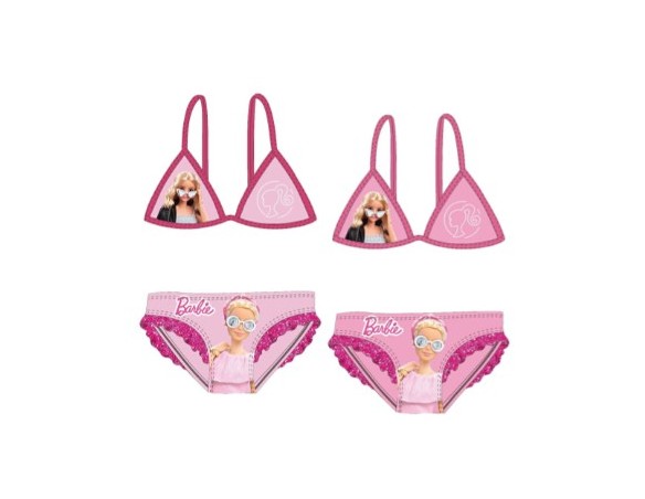 Barbie | BIKINI COSTUME MARE FEMMINUCCIA BARBIE dalla 4 alla 10 anni
