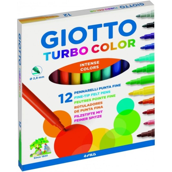 COLORI A SPIRITO GIOTTO TURBO COLOR DA 12 4160