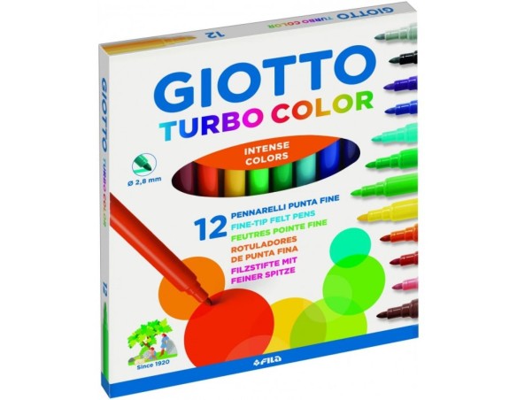 COLORI A SPIRITO GIOTTO TURBO COLOR DA 12 4160