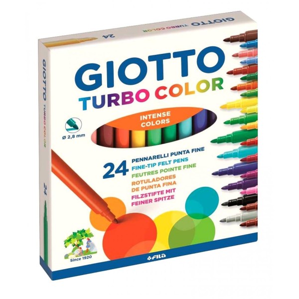 COLORI A SPIRITO GIOTTO TURBO COLOR DA 24 4170