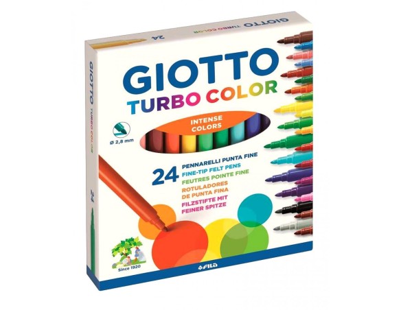 COLORI A SPIRITO GIOTTO TURBO COLOR DA 24 4170