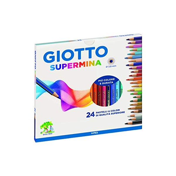 COLORI PASTELLO GIOTTO SUPERMINA DA 24