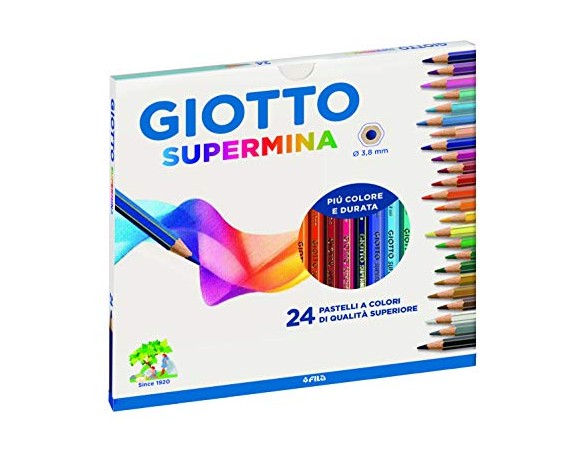 COLORI PASTELLO GIOTTO SUPERMINA DA 24