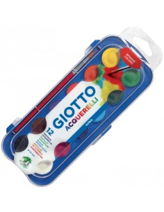 COLORI PASTICCHE ACQUERELLI giotto 12 PZ