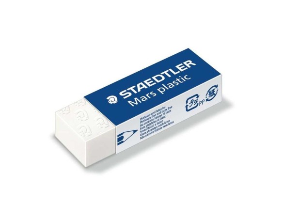 GOMMA bianca da cancellare STAEDTLER BIANCA MARS PLASTIC