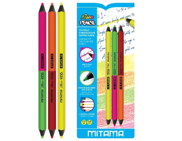 Mitama | EVIDENZIATORE COLORE FLUO BIPUNTA JUMBO MITAMA