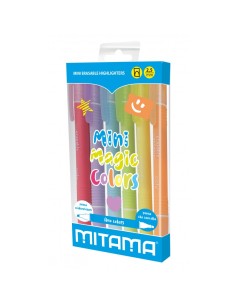 MITAMA | MINI EVIDENZIATORE CANCELLABILE PASTEL MITAMA PZ.6