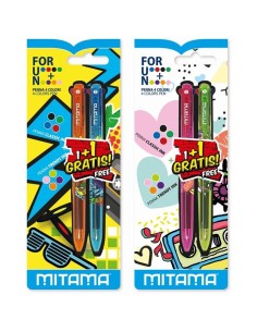 Mitama | Penna 4 Colori Trendy 2 pz MITAMA
