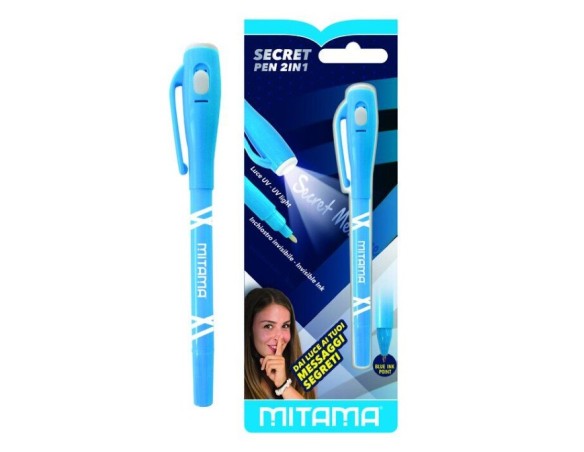 MITAMA | PENNA INVISIBIL MAGICA CON COLORI ASSORTITI DI LUCE ULTRAVIOLETTA BLU