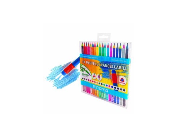 Pastelli Cancellabili Mitama Triangolari Laccati 18 pz