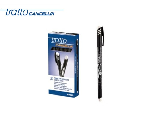 PENNA CANCELLABILE TRATTO CANCELLIK NERO