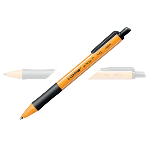 PENNA STABILO POINT BALL POINTBALL NERO M 0,5