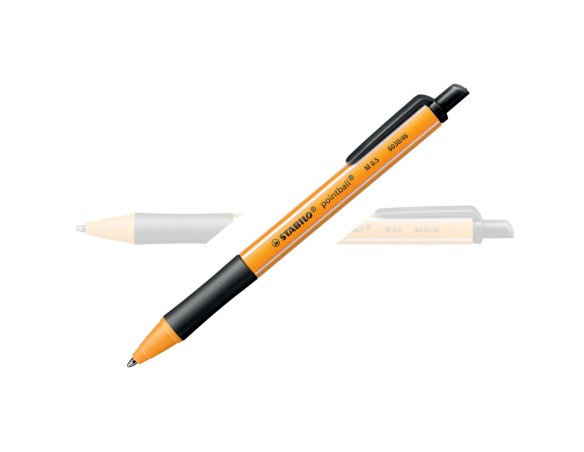 PENNA STABILO POINT BALL POINTBALL NERO M 0,5