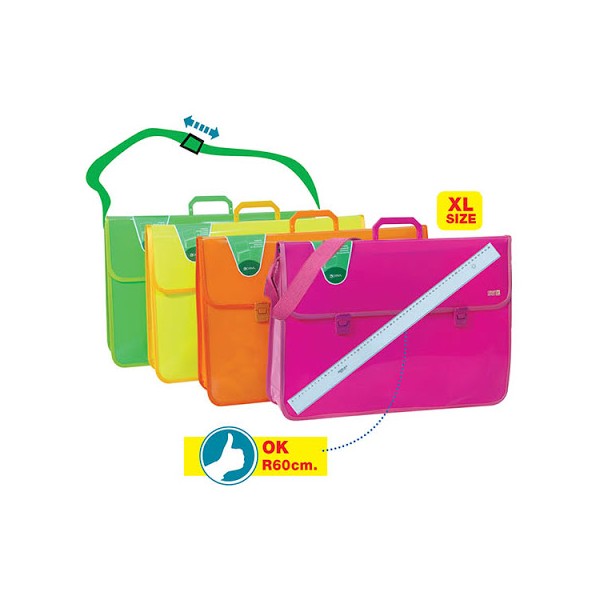 VALIGETTA C/SOFFIETTO E TRACOLLA 58X39,5X3,5...