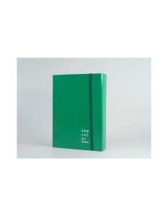 PORTAPROGETTI CON ELASTICO 7 CM VERDE 25x35