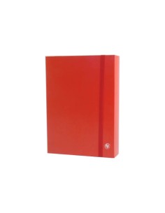 PORTAPROGETTI CON ELASTICO DA 3CM rosso