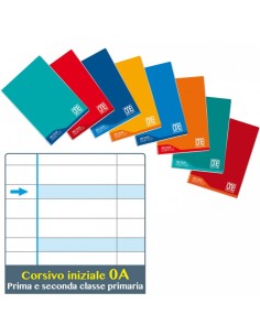 QUADERNO DISGRAFICI MAXI DIDATTICO RIGO A 7041 PRIMA E...